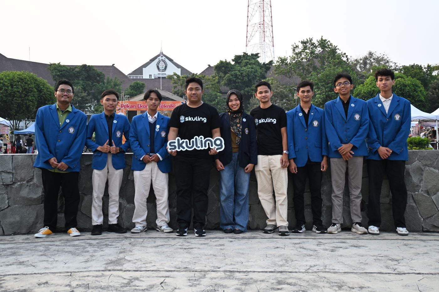 Tim Skuling bersama SkulChamps di Universitas Diponegoro
