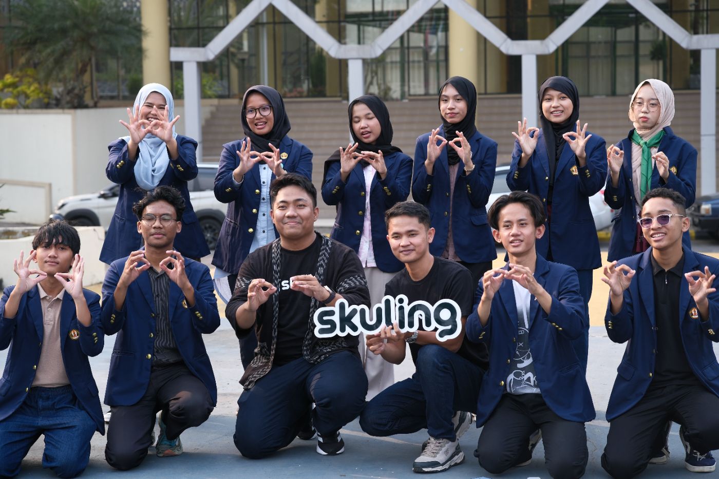 Tim Skuling bersama SkulChamps di Universitas Padjadjaran