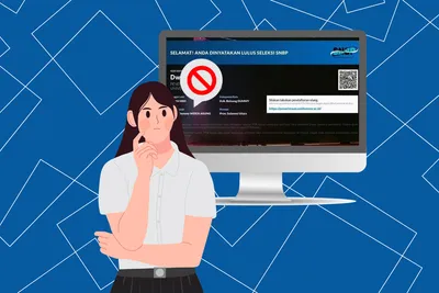 ilustrasi lolos UTBK SNBP tapi tidak diambil