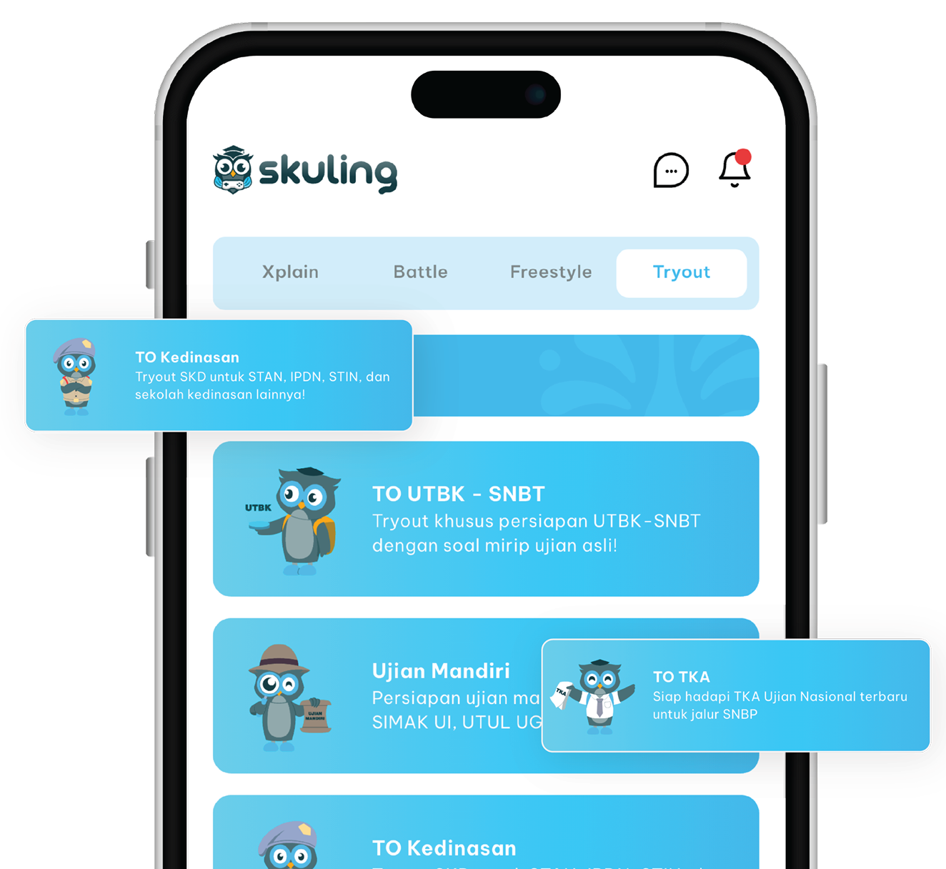 Tryout ip mobile Tryout hero