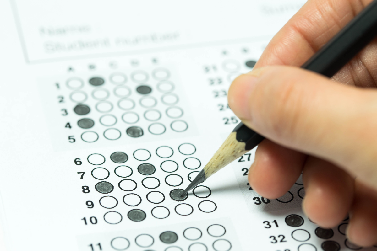 lembar jawaban ujian