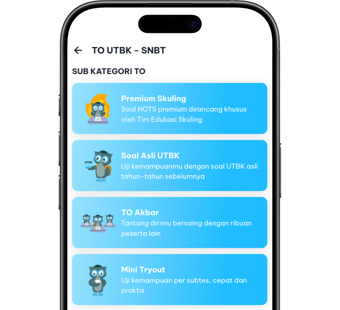 Tryout UTBK SNBT di Skuling