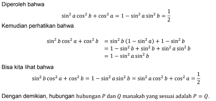 pembahasan soal trigonometri