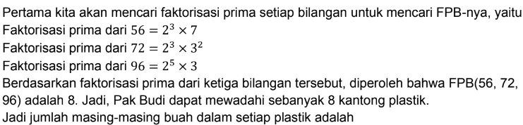 pembahasan soal pola bilangan