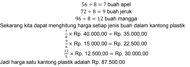 pembahasan soal pola bilangan