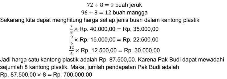 pembahasan soal pola bilangan