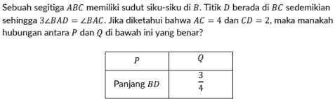 soal geometri matematika