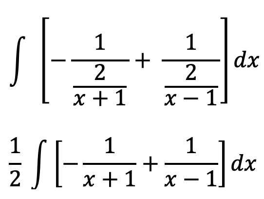 pembahasan soal integral pecahan