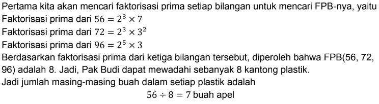 pembahasan soal pola bilangan