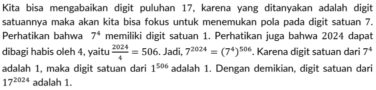 pembahasan soal pola bilangan